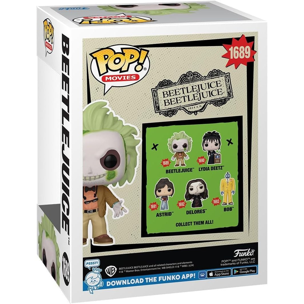 Funko Pop! Movies: Beetlejuice Beetlejuice – Beetlejuice #1689 With Protector