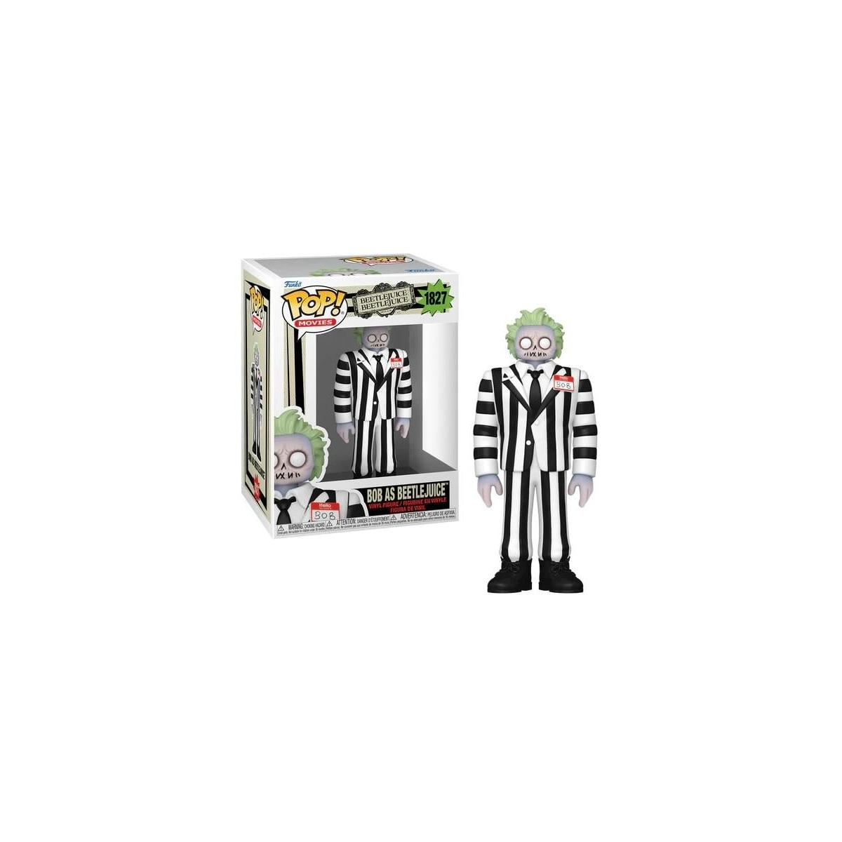 Funko Pop! Movies: Bob as Beetlejuice #1827 With Protector