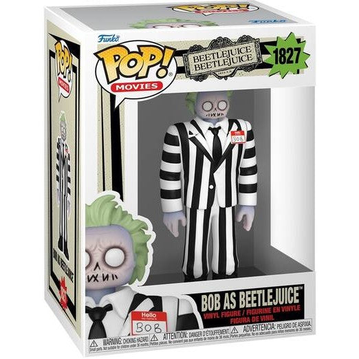 Funko Pop! Movies: Bob as Beetlejuice #1827 With Protector