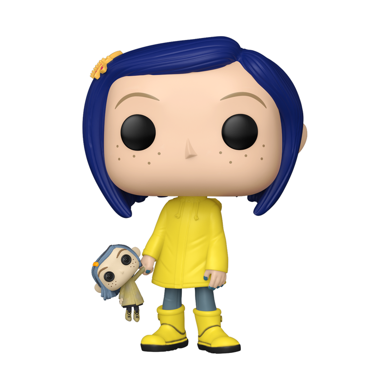 Funko Pop! Movies: Coraline - Coraline with Doll GameStop Exclusive #1973 With Protector