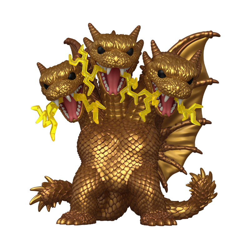 Funko Pop! Movies: Godzilla - King Ghidorah (Electric) Gamestop Exclusive #1937 With Protector