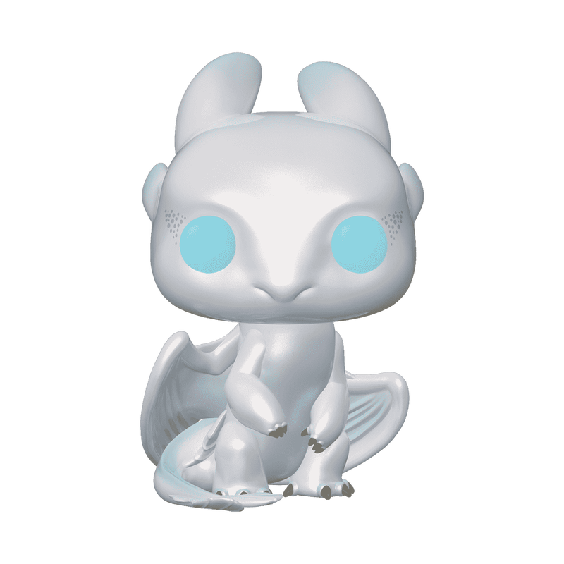 Funko Pop! Movies: How to Train Your Dragon - Light Fury #687 With Protector