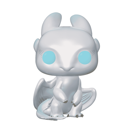 Funko Pop! Movies: How to Train Your Dragon - Light Fury #687 With Protector