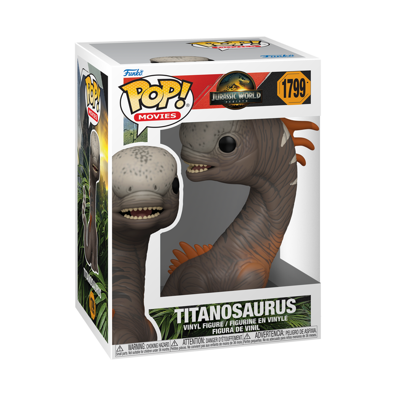 Funko Pop! Movies: Jurassic World: Rebirth Titanosaurus #1799 With Protector