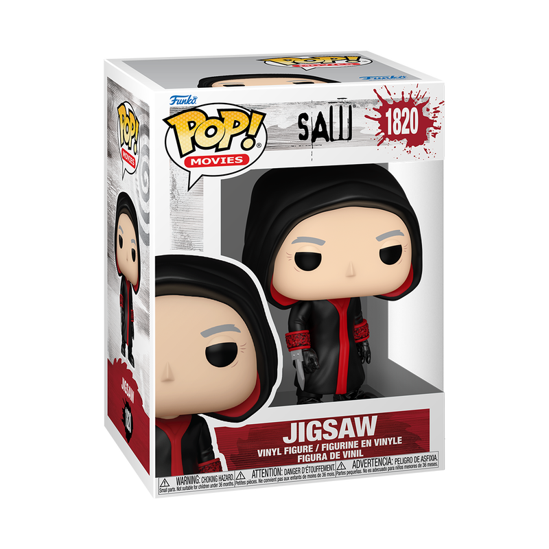 Funko Pop! Movies: Saw - Jigsaw #1820 With Protector