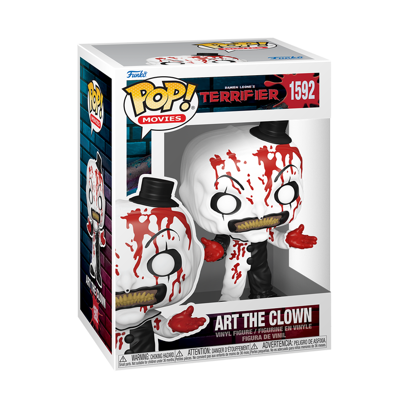 Funko Pop! Movies: Terrifier - Art the Clown (Bloody) #1592 With Protector