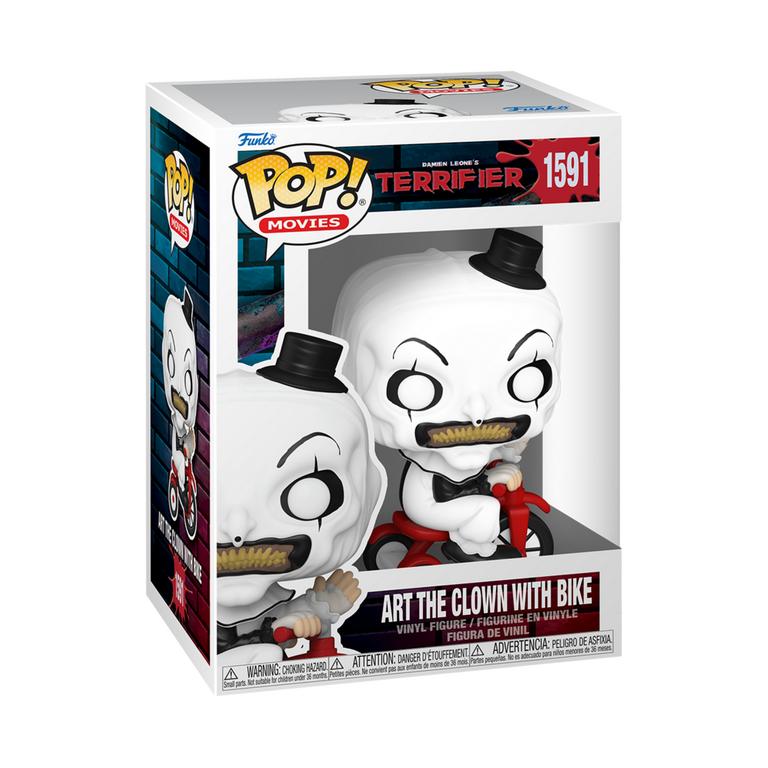 Funko Pop! Movies: Terrifier - Art the Clown (with Bike) #1591 With Protector