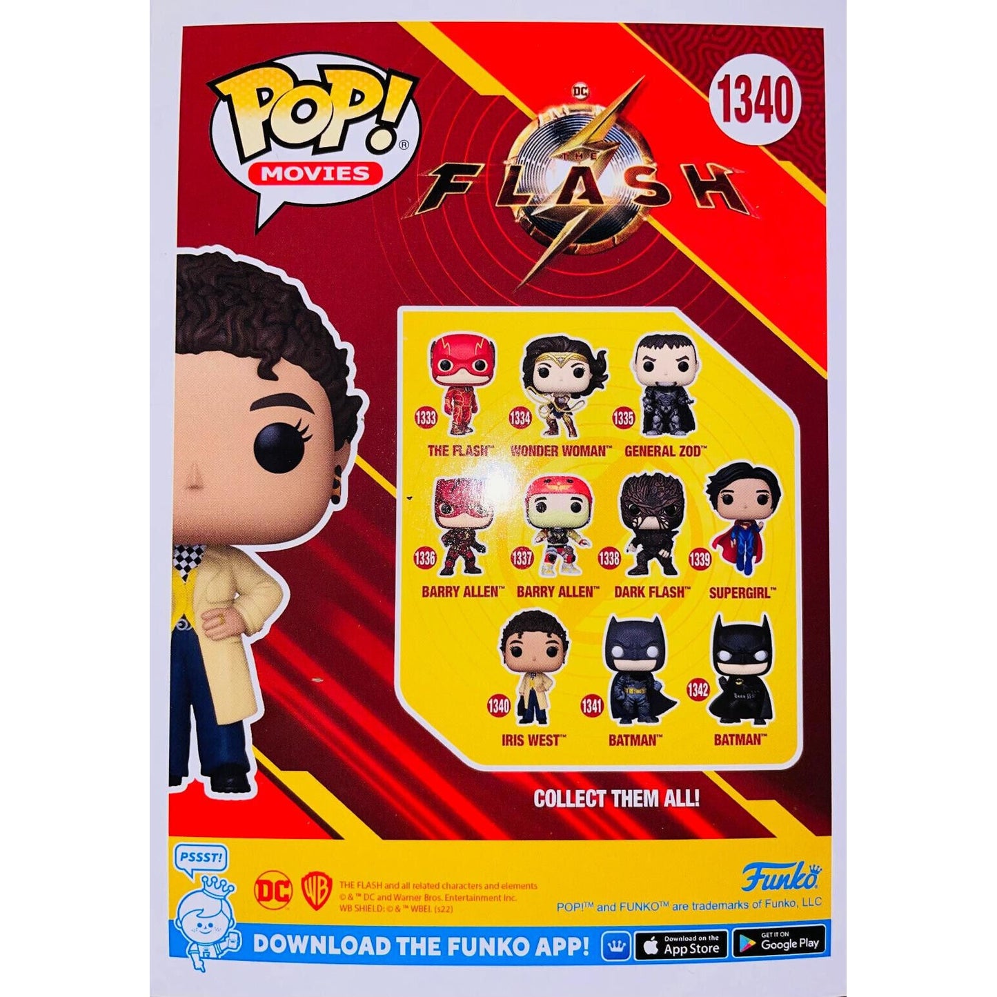 Funko Pop! Movies: The Flash - Iris West #1340 With Protector