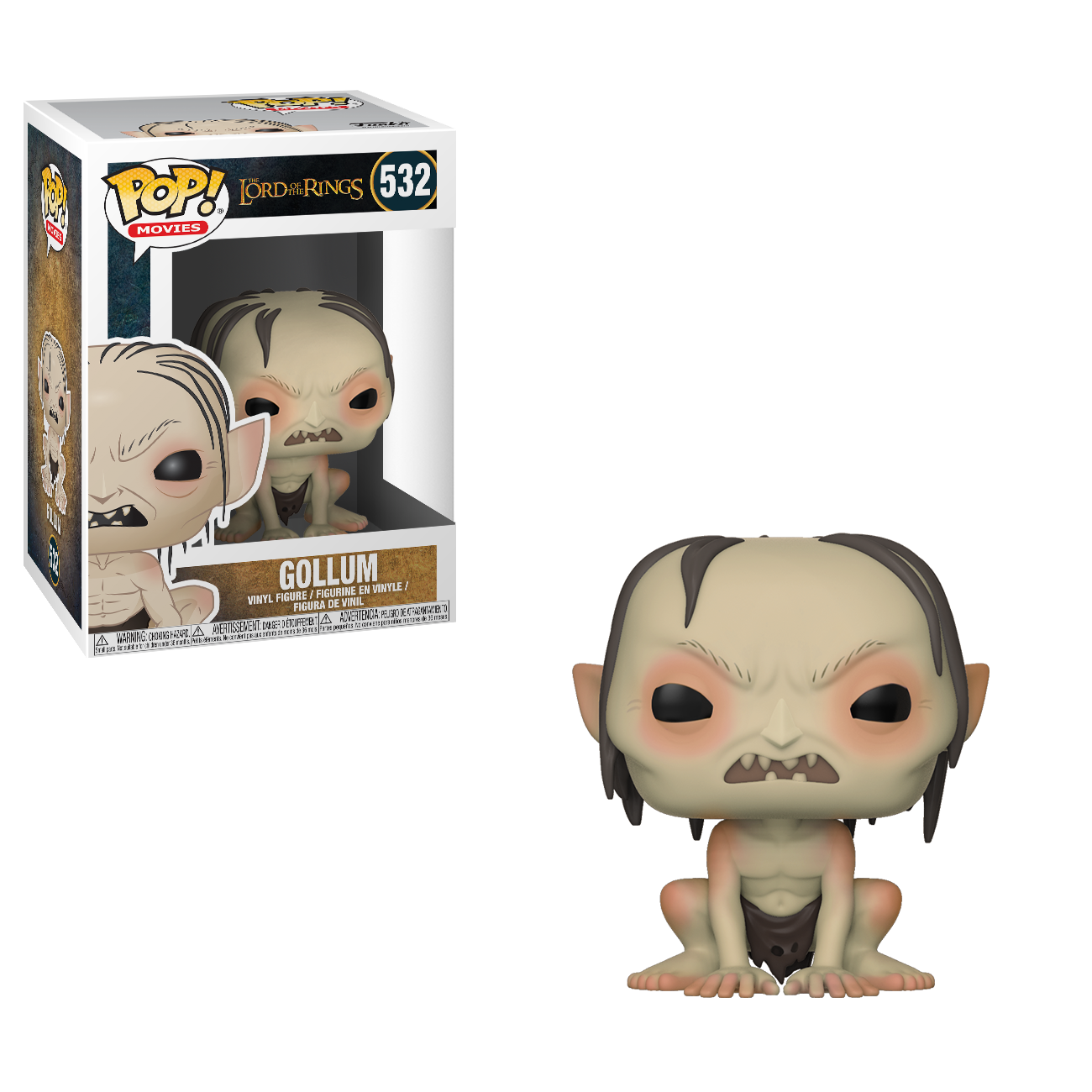 Funko Pop! Movies: The Lord Of The Rings - Gollum #532 With Protector