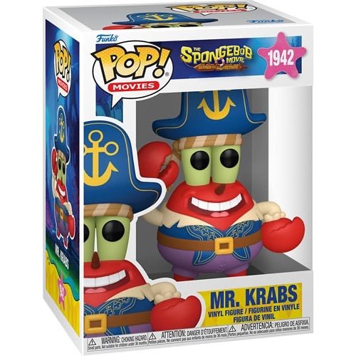 Funko Pop! Movies: The SpongeBob Movie - Mr. Krabs #1942 With Protector