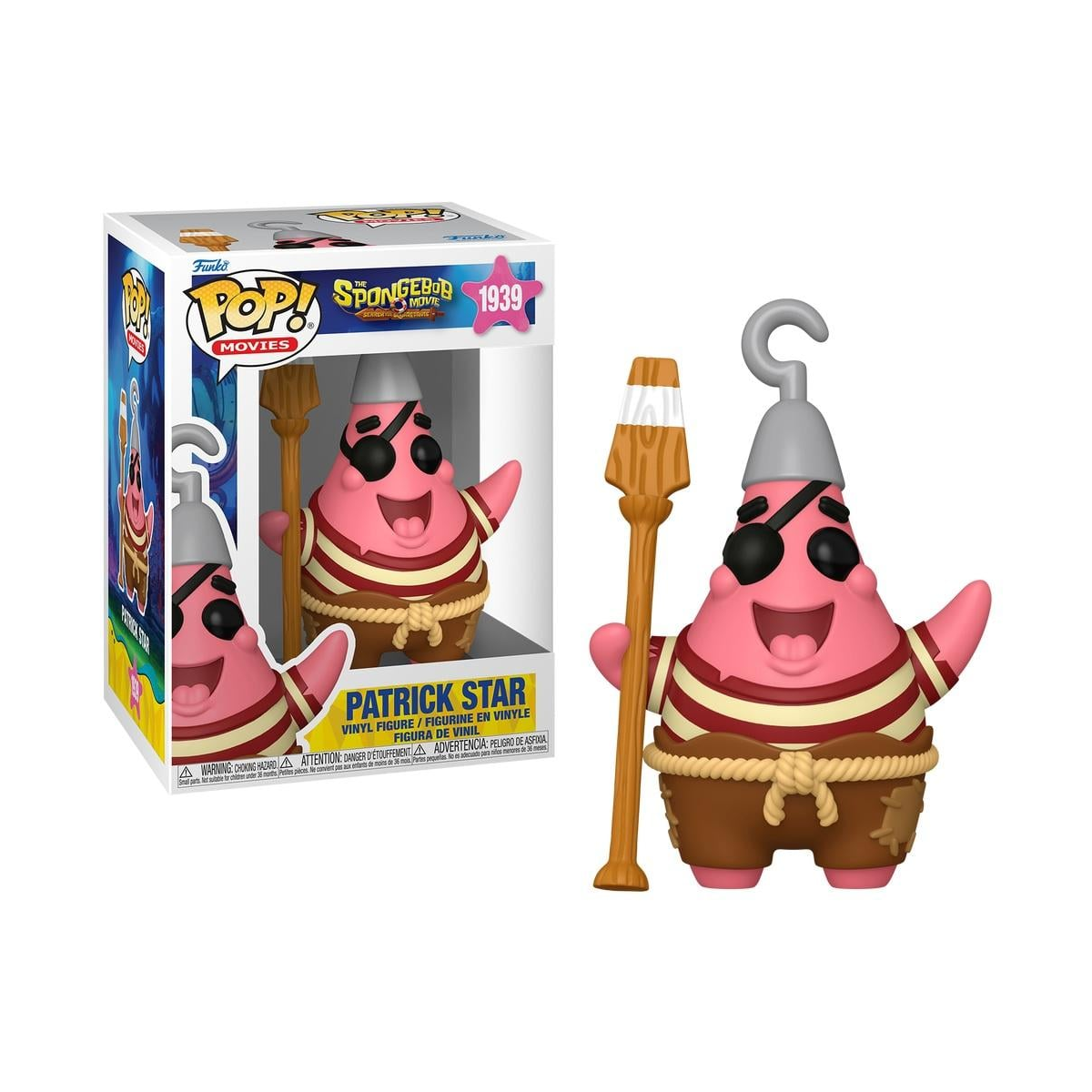Funko Pop! Movies: The SpongeBob Movie - Patrick Star #1939 With Protector