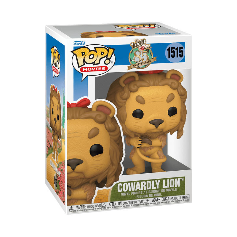 Funko Pop! Movies The Wizard of Oz: Cowardly Lion (85th Anniversary) #1515 With Protector