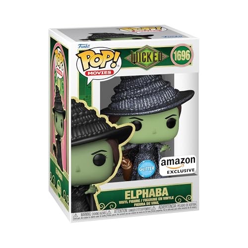 Funko Pop! Movies: Wicked - Elphaba (Diamond Glitter) Exclusive #1696 With Protector