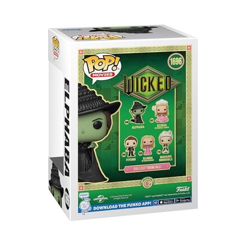 Funko Pop! Movies: Wicked - Elphaba (Diamond Glitter) Exclusive #1696 With Protector