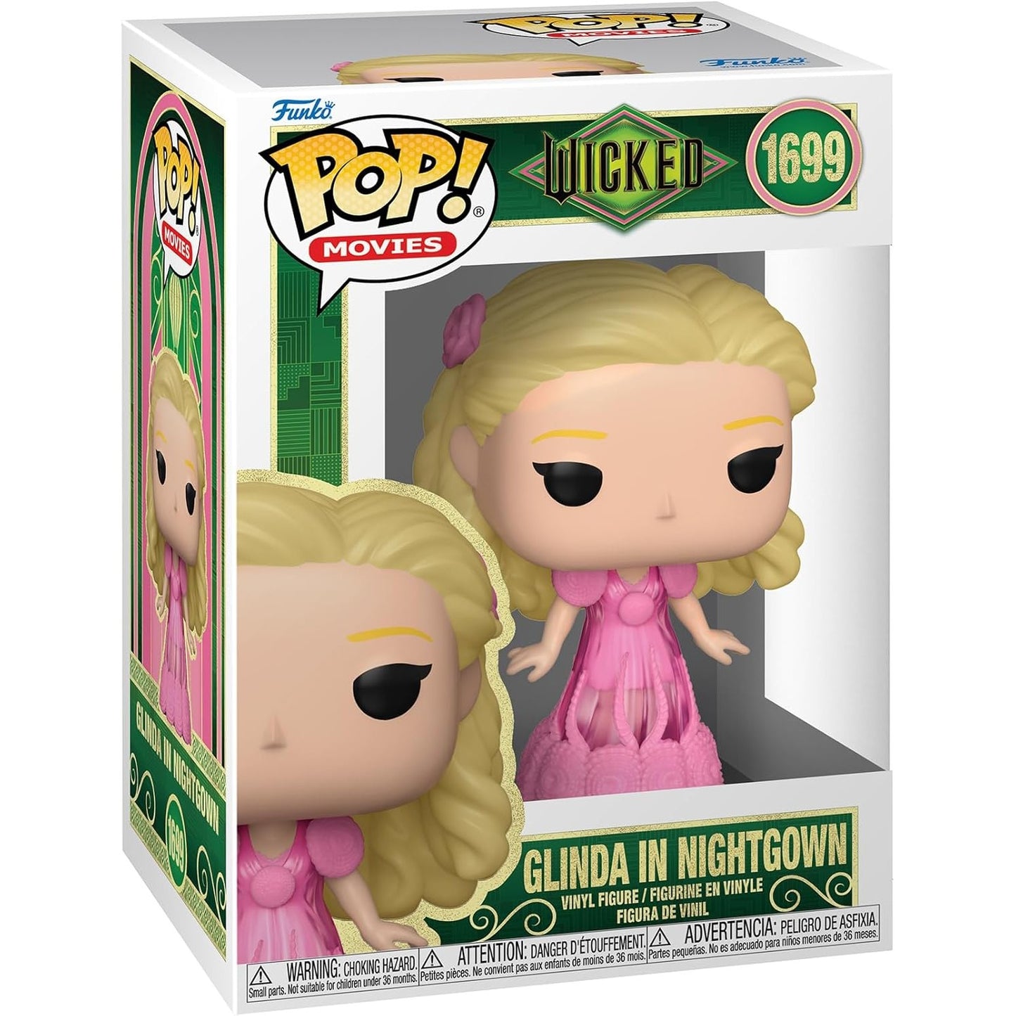 Funko Pop! Movies! Wicked: Glinda in Nightgown #1699 With Protector