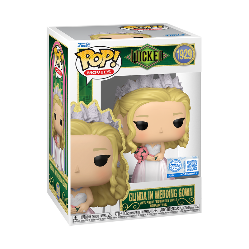 Funko Pop! Movies Wicked: Glinda in Wedding Gown Exclusive #1929 With Protector
