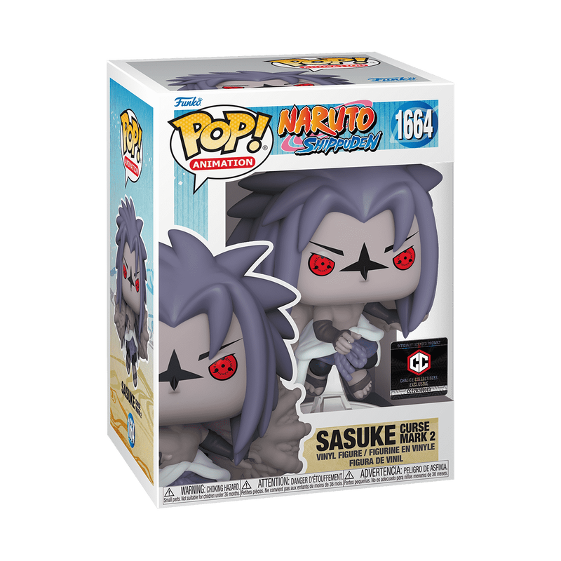 Funko Pop! Animation: Naruto Shippuden - Sasuke Curse Mark 2 Exclusive #1664 With Protector