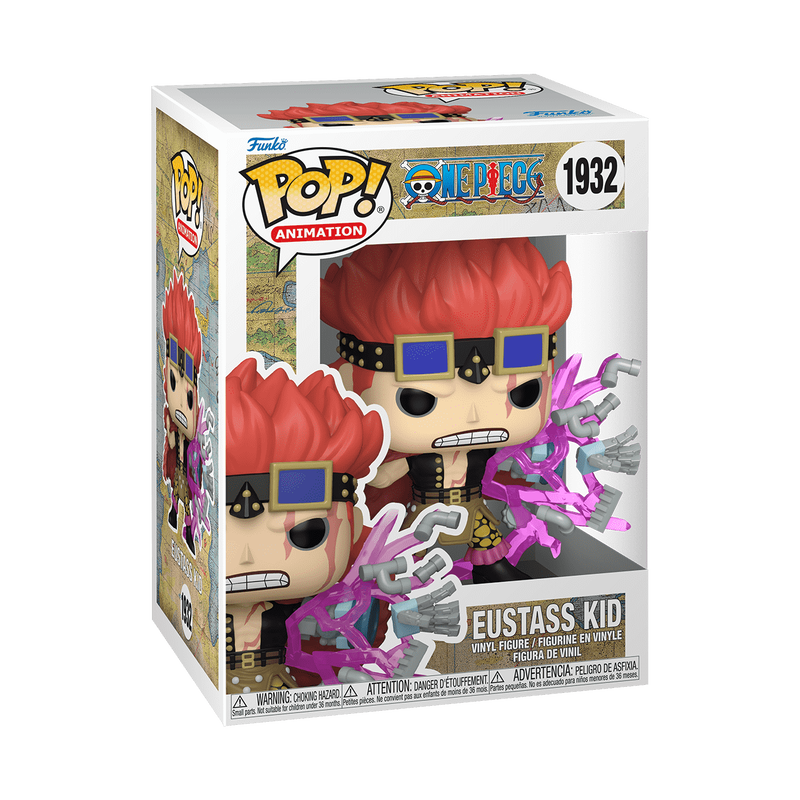Funko Pop! One Piece: Eustass Kid (Awakening) #1932 With Protector