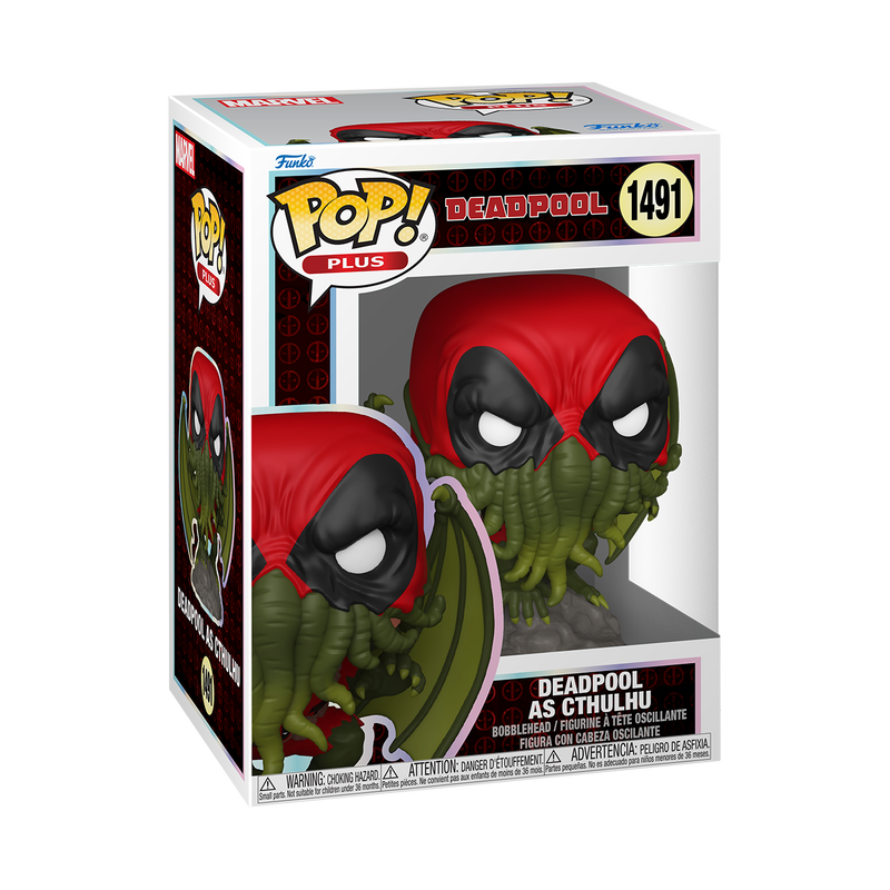 Funko Pop! Plus Deadpool - Deadpool as Cthulhu #1491 With Protector