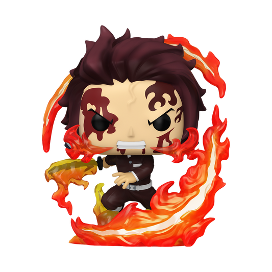 Funko Pop! Plus: Demon Slayer - Tanjiro Kamado (Dancing Flash) #2041 With Protector