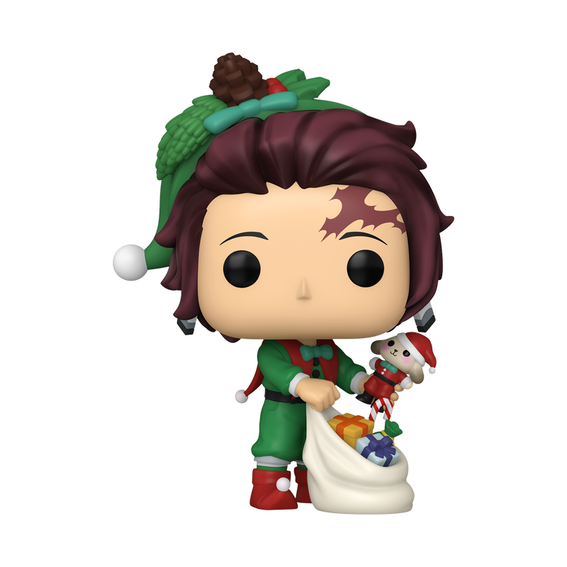 Funko Pop! Plus Demon Slayer - Tanjiro Kamado (Holiday Outfit) #2032 With Protector