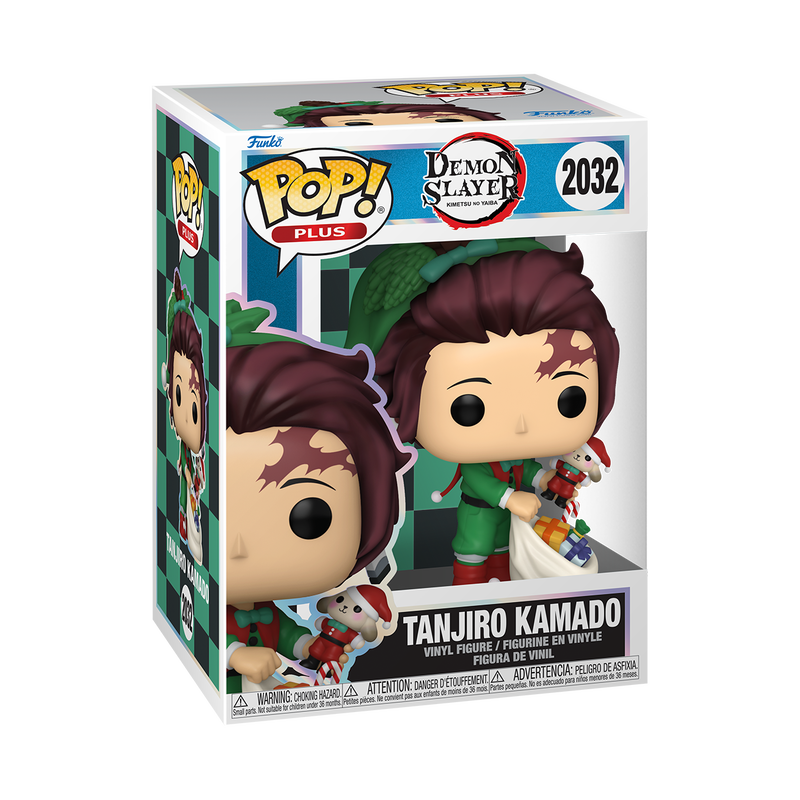 Funko Pop! Plus Demon Slayer - Tanjiro Kamado (Holiday Outfit) #2032 With Protector