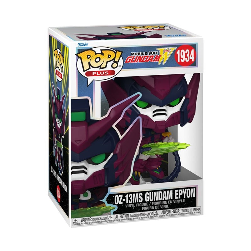 Funko Pop! Plus: Mobile Suit Gundam - 0Z-13MS Gundam Epyon #1934 With Protector