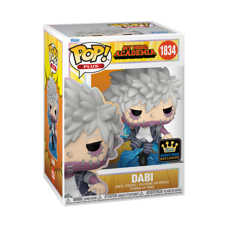 Funko Pop! Plus: My Hero Academia (MHA) - Dabi Specialty Series Exclusive #1834 With Protector
