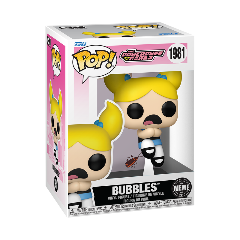 Funko Pop! Powerpuff Girls - Bubbles (Bug Meme) #1981 With Protector
