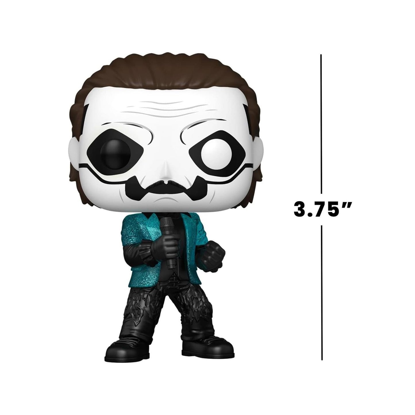 Funko Pop! Rocks Ghost Papa Emeritus IV (Blue Jacket) (Glitter) #455 With Protector