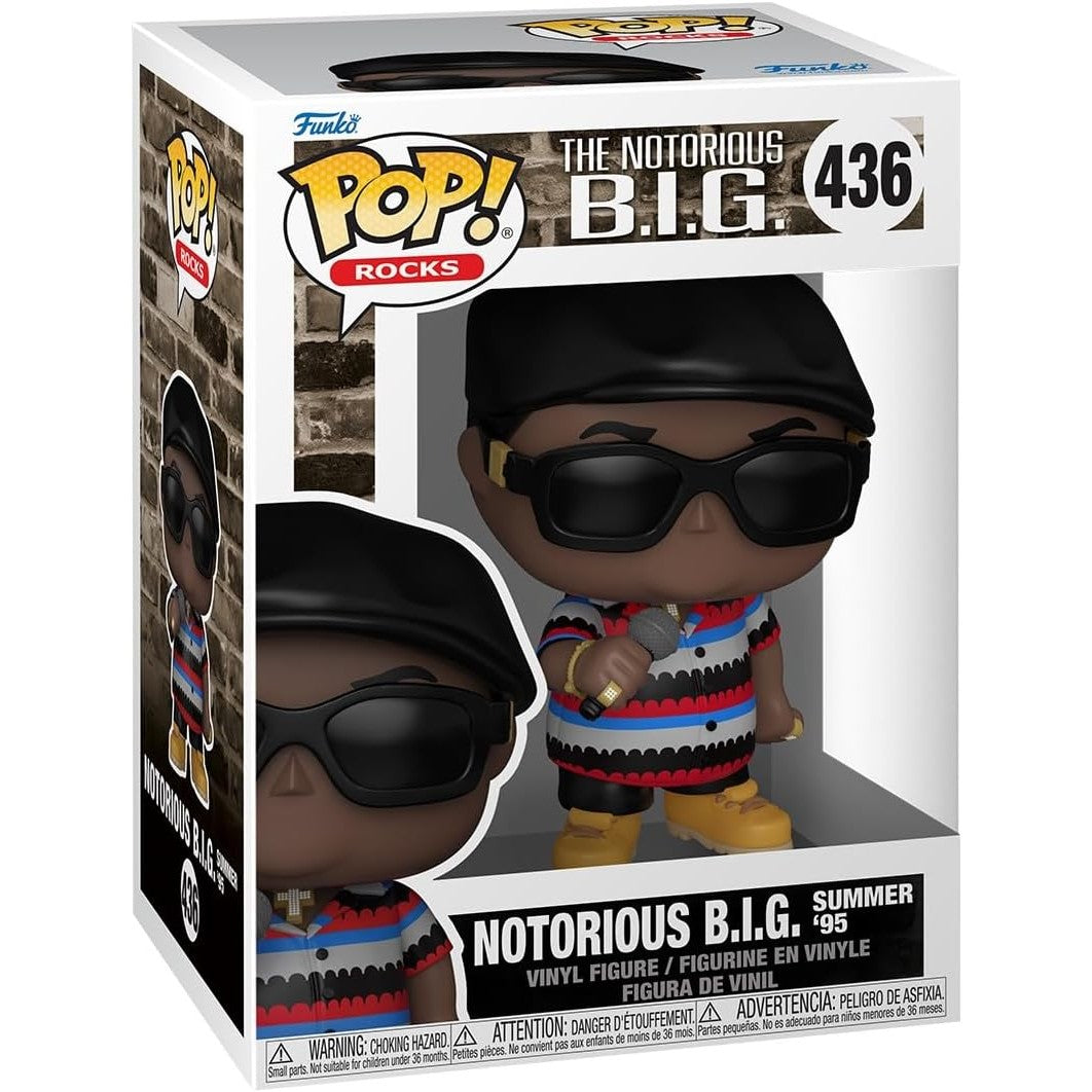 Funko Pop! Rocks: Notorious B.I.G. Summer '95 #436 With Protector