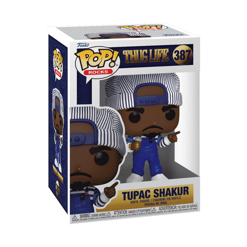 Funko Pop! Rocks - Tupac Shakur (Thug Life) #387 With Protector