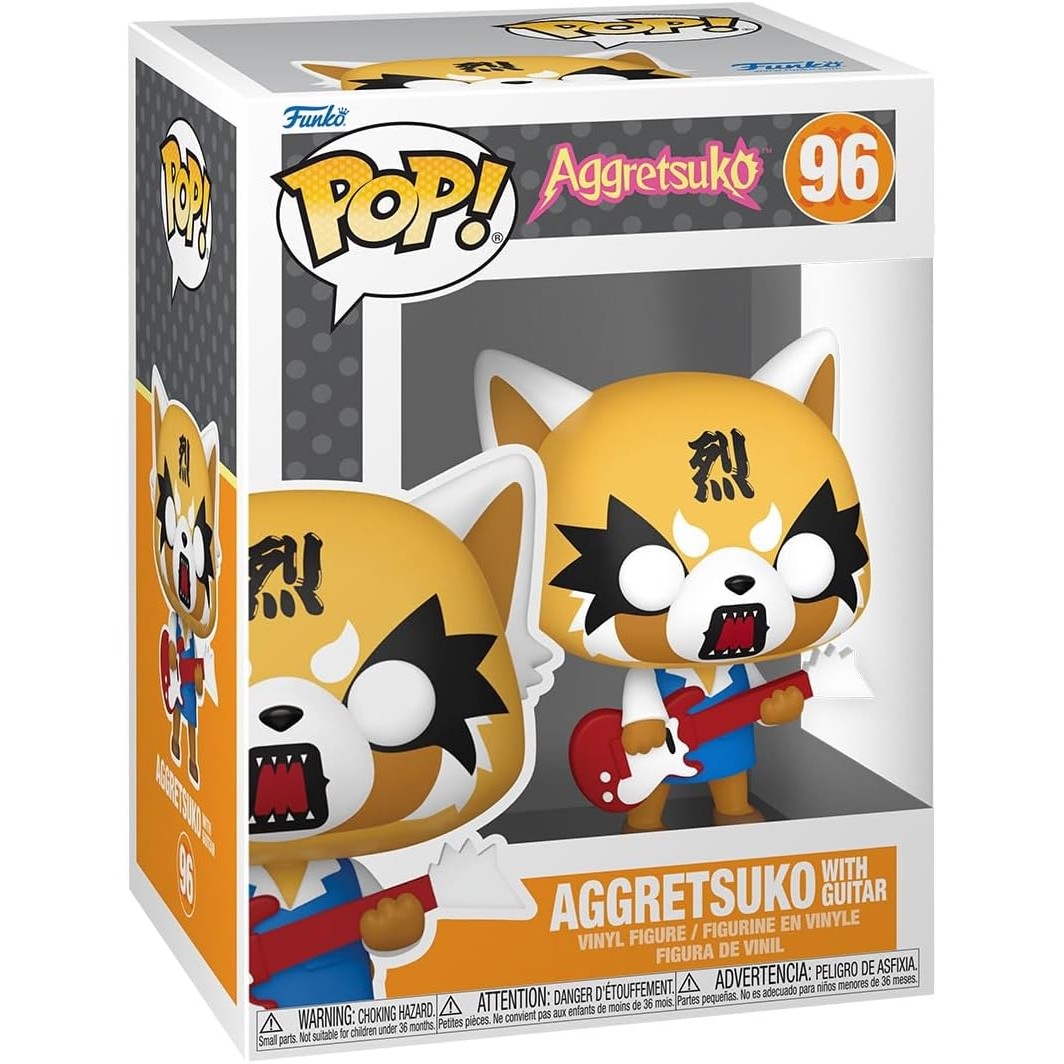 Funko Pop! Sanrio: Aggretsuko with Guitar #96 With Protector