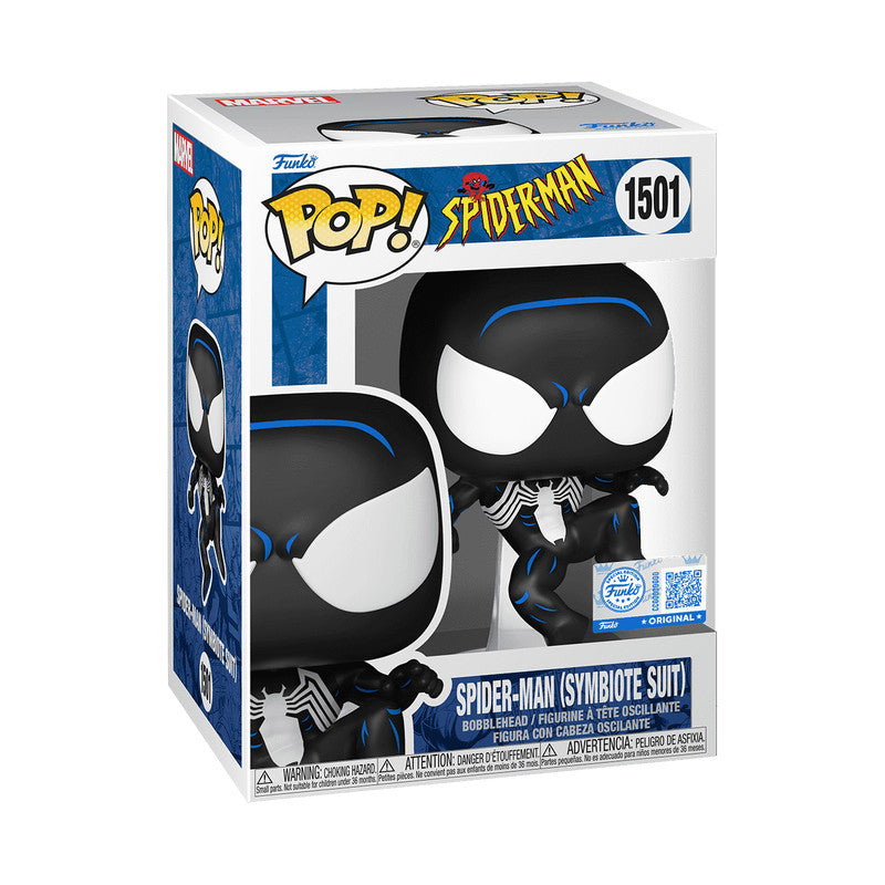 Funko Pop! Spider-Man - Spider-Man (Symbiote Suit) Exclusive #1501 With Protector