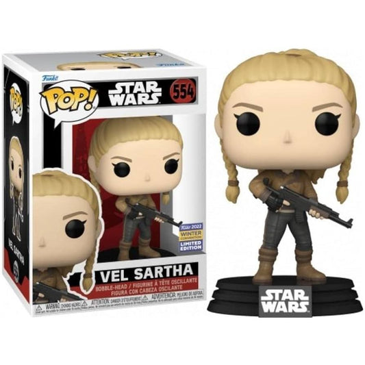 Funko Pop! Star Wars: Andor Vel Sartha #554 Winter Convention Exclusive With Protector