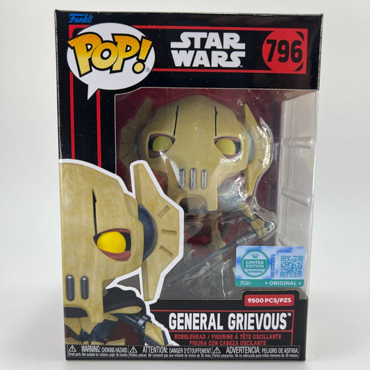 Funko Pop! Star Wars - General Grievous Limited Ed Exclusive #796 With Protector