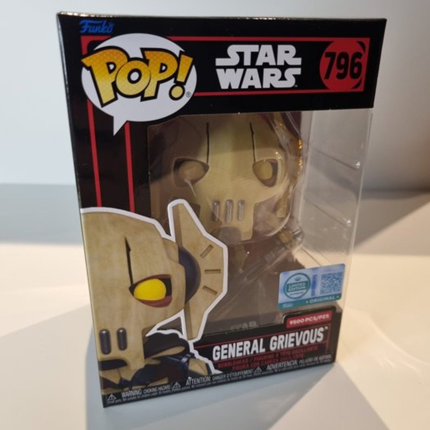 Funko Pop! Star Wars - General Grievous Limited Ed Exclusive #796 With Protector