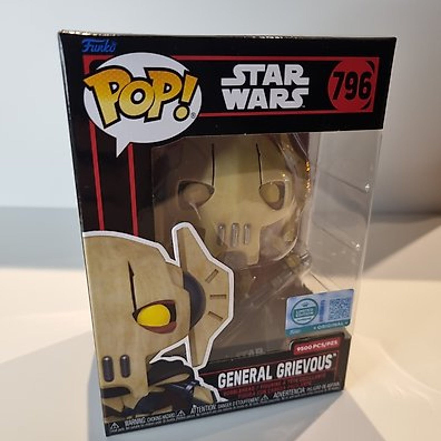 Funko Pop! Star Wars - General Grievous Limited Ed Exclusive #796 With Protector