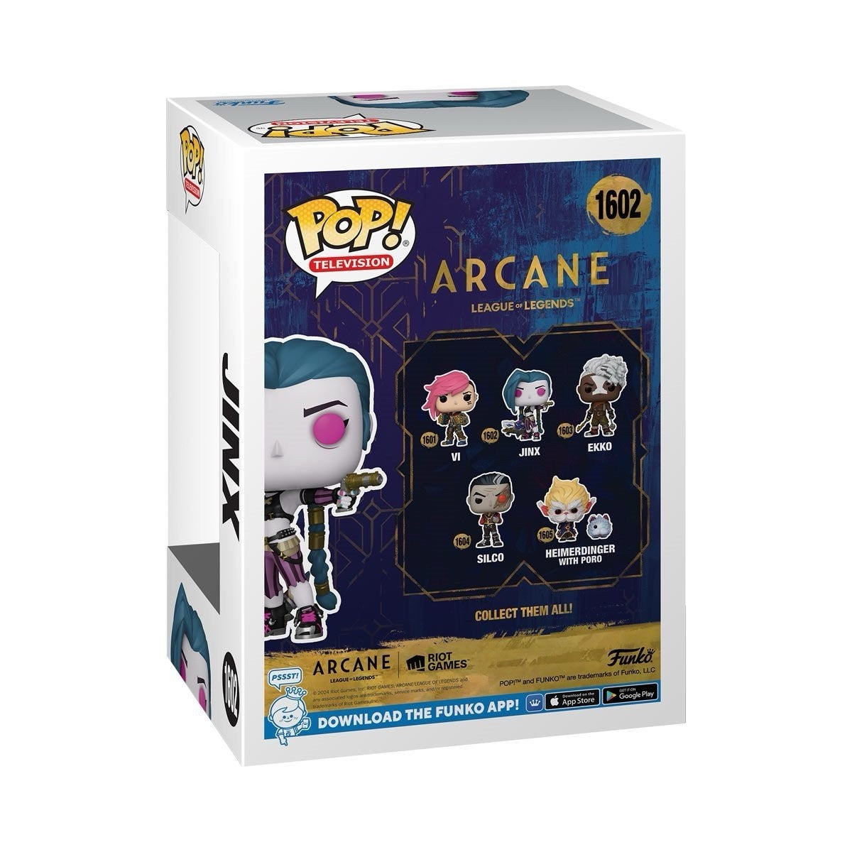 Funko Pop! Television: Arcane League of Legends - Jinx #1602 With Protector