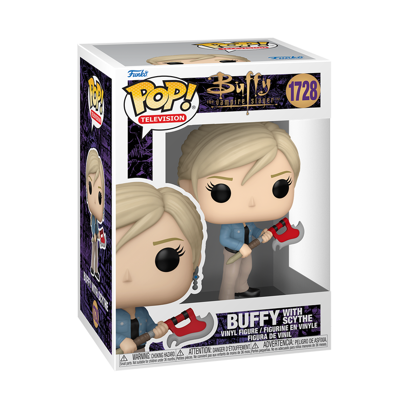 Funko Pop! Television Buffy The Vampire Slayer - Buffy With Scythe #1728 With Protector
