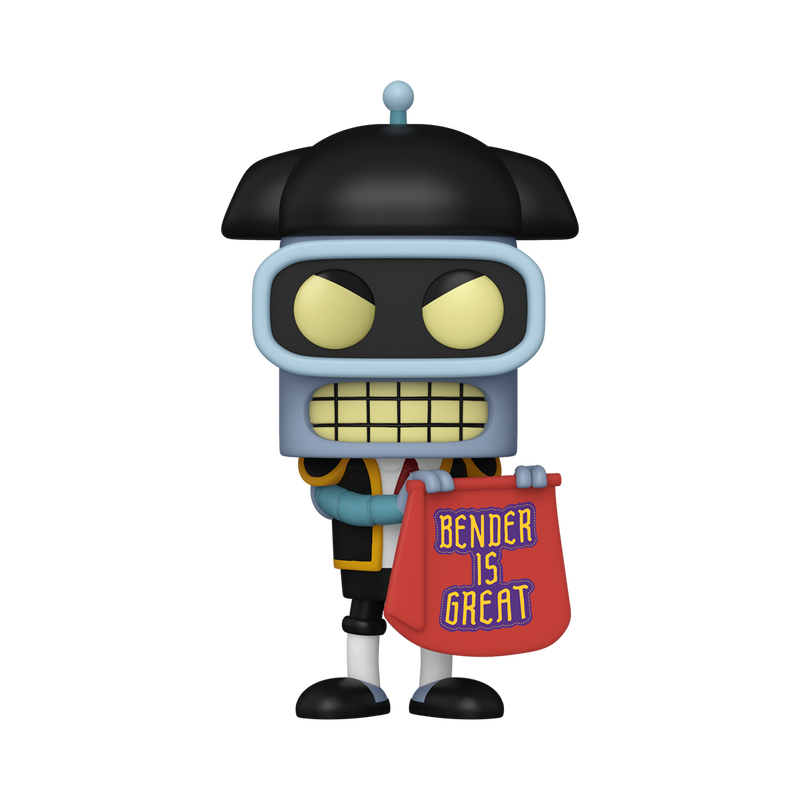 Funko Pop! Television: Futurama - Bender (Matador) #1756 With Protector