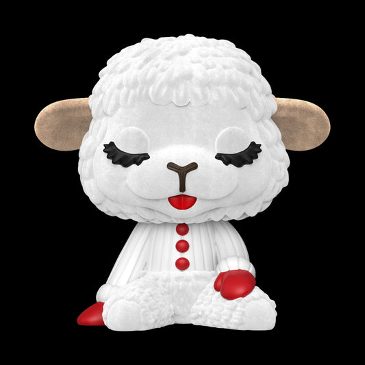 Funko Pop! Television Lamb Chop - Lamb Chop (Flocked) Funko Shop Exclusive #1698 With Protector