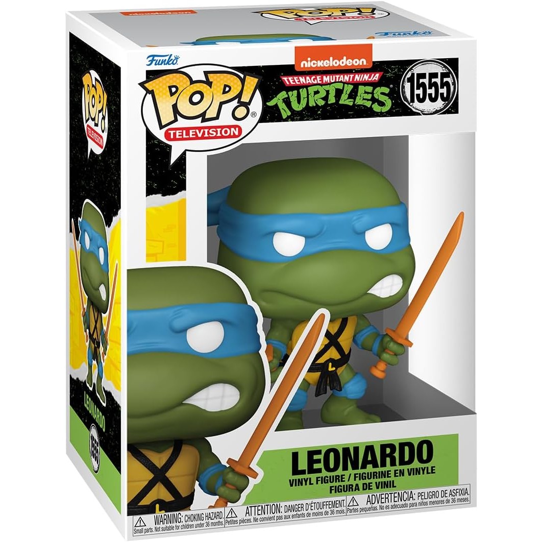 Funko Pop! Television: Teenage Mutant Ninja Turtles - Leonardo #1555 With Protector