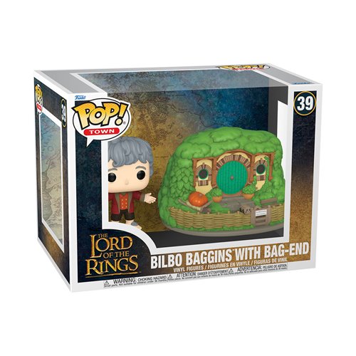 Funko Pop! Town: Lord of the Rings - Bilbo With Bag-End #39