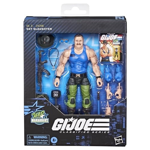 G.I.Joe Classified Series Mad Marauders Sgt Slaughter 6-in Action Figure