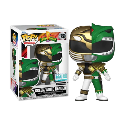 Funko Pop! Mighty Morphin Power Rangers - Green / White Ranger EE Exclusive LE # 1750