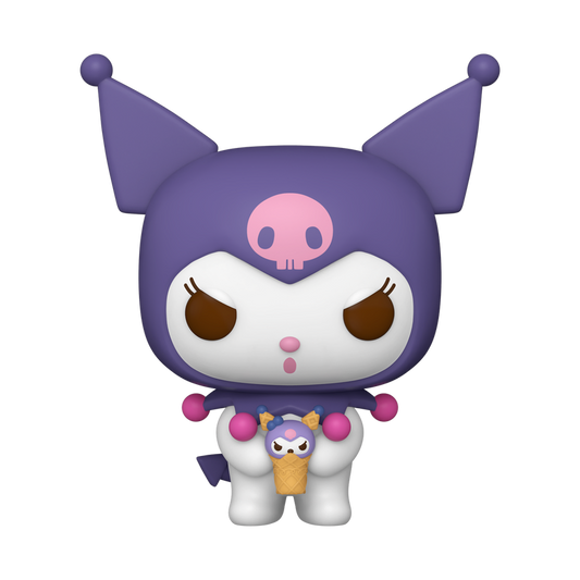 Funko Pop! Sanrio: Hello Kitty and Friends – Kuromi with Ice Cream #90 With Protector
