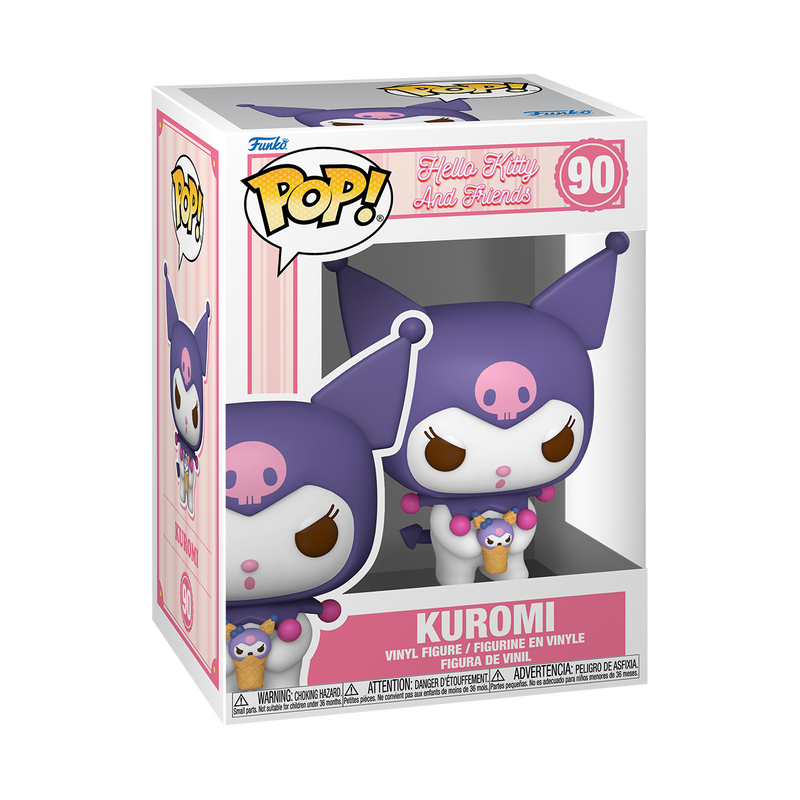 Funko Pop! Sanrio: Hello Kitty and Friends – Kuromi with Ice Cream #90 With Protector