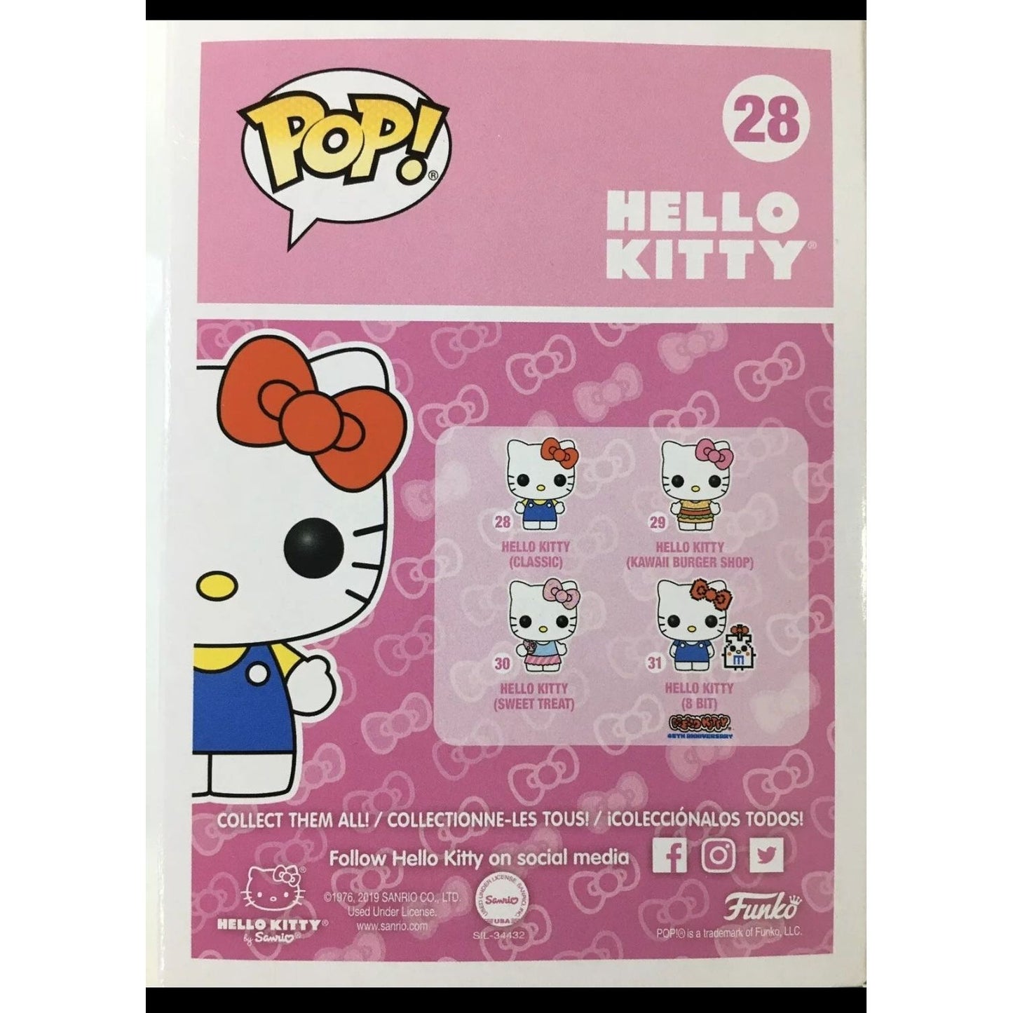 Funko Pop! Hello Kitty - Hello Kitty Classic #28 With Protector