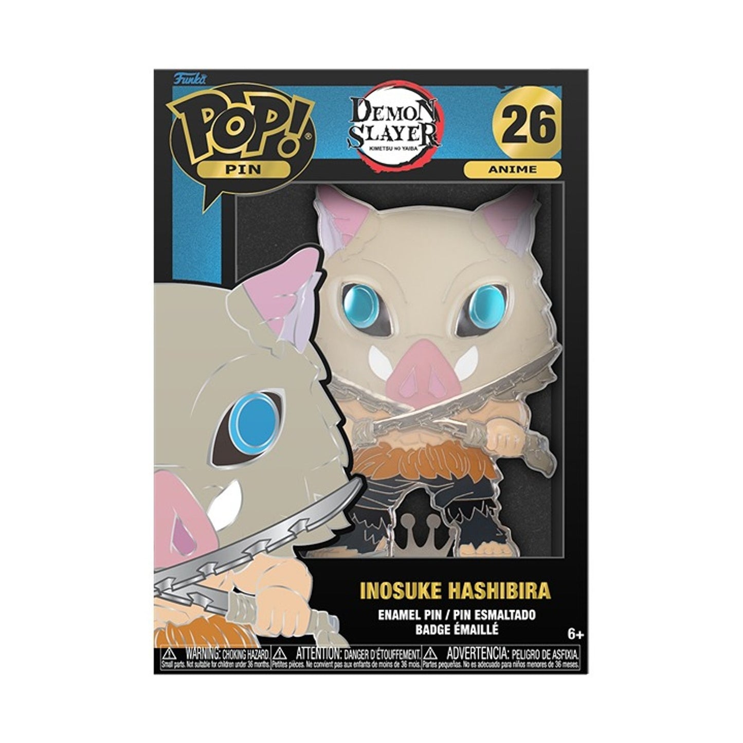 Inosuke Funko Pop! Pin With Protector